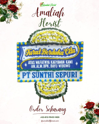 Papan Bunga Duka di Baleharjo