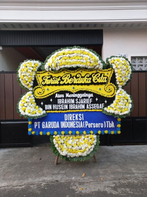 Papan Bunga Duka di Baleharjo